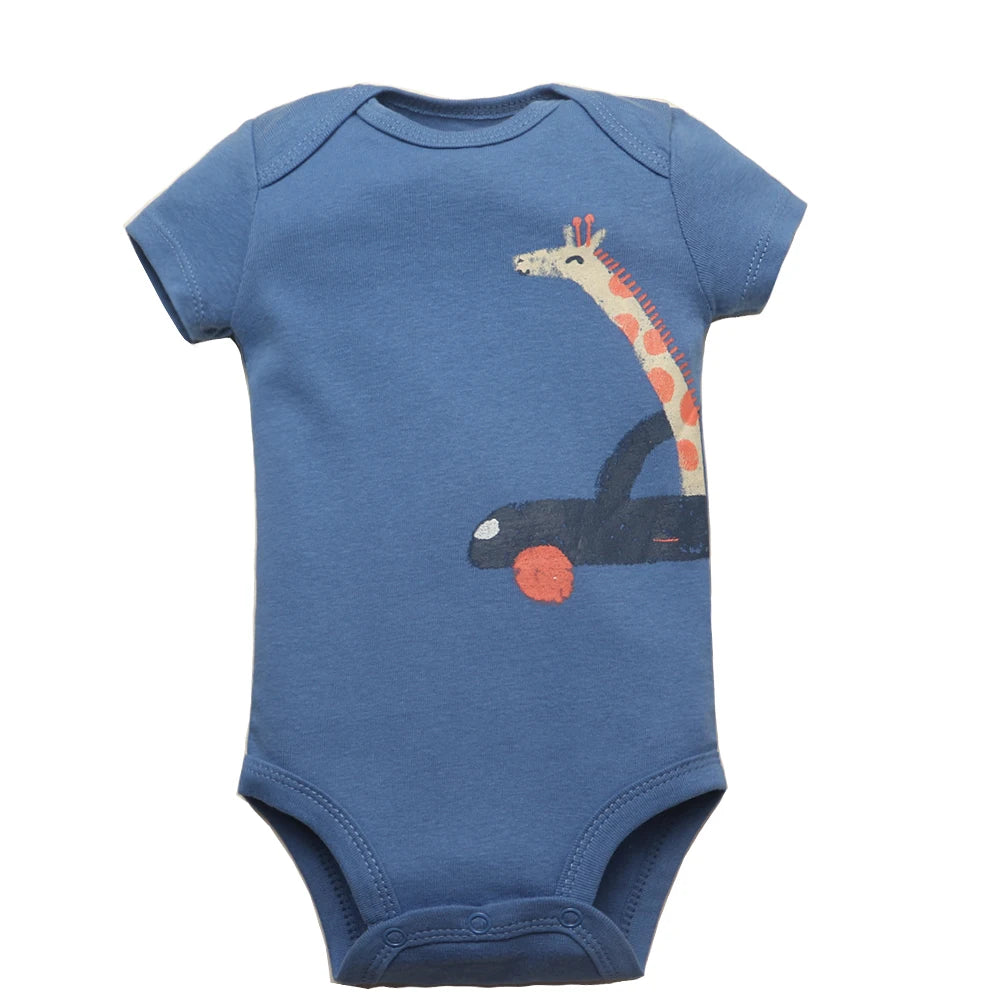 5PCS/Lot Baby Boys& Girls Bodysuits 100% Cotton
