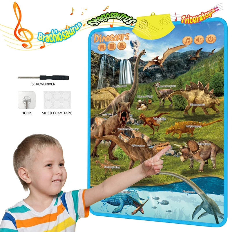 Electronic English Alphabet Wall Chart Talking ABC Letters 123s