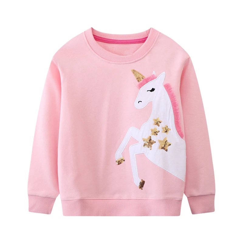 Little kid_ Girls Cartoon Tops