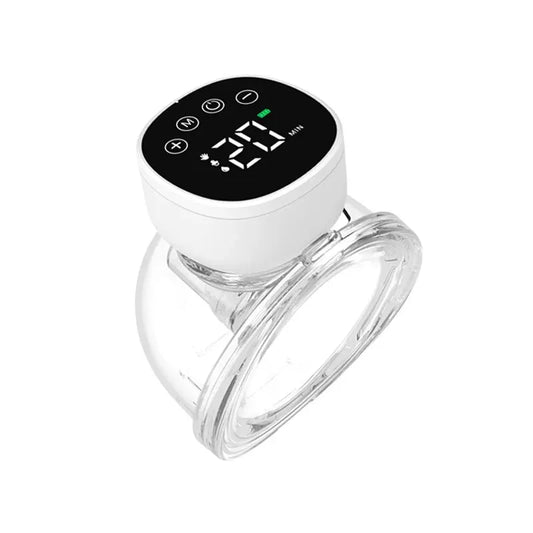 Little one_Electric Breast Pumps Portable Hands Free Wearable Breast Pump Silent Comfort Breast Milk Extractor Collector BPA-free