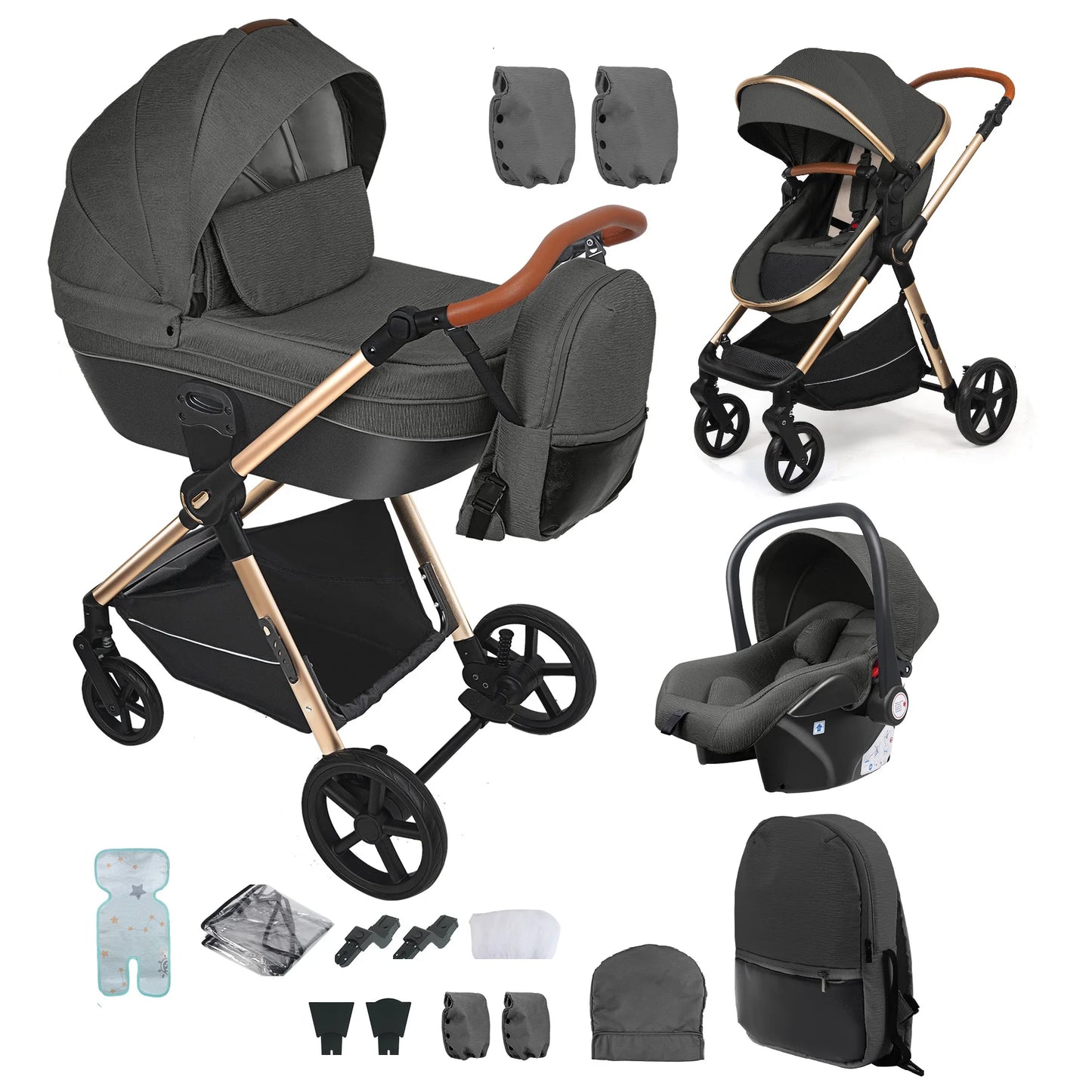 Joy_Baby stroller 3 in 1 for Newborn