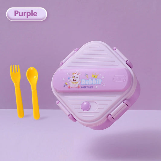Little one_3 Grids Unicorn Lunch Box For Children