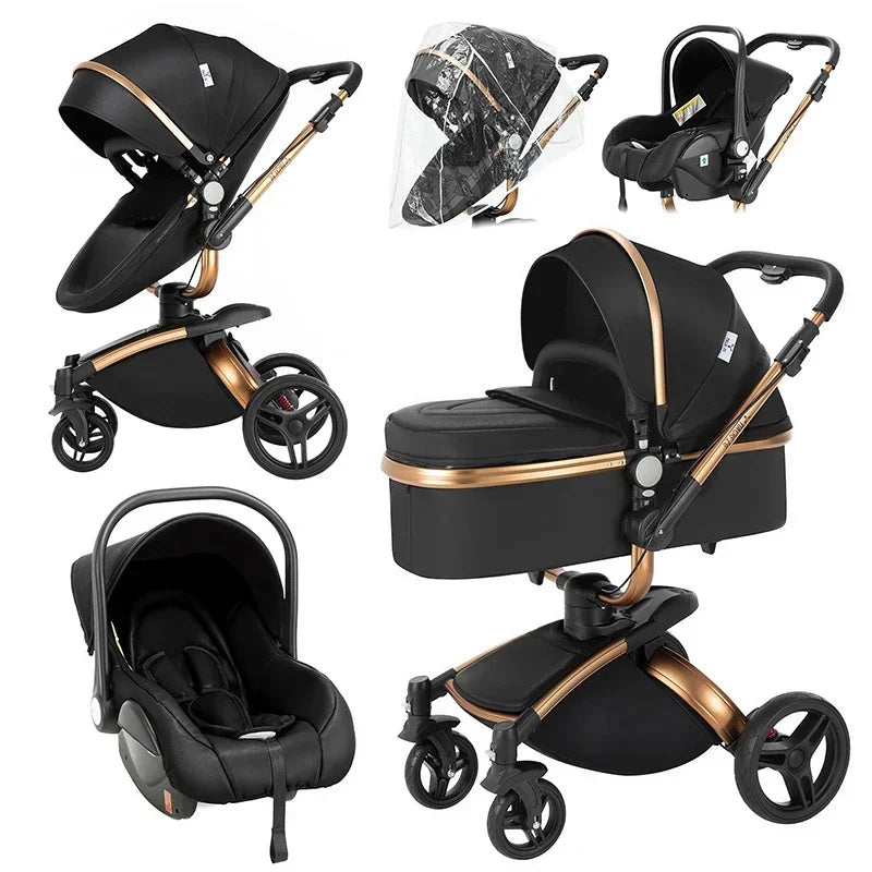 Joy _Stroller 3 in 1 Prams Baby Stroller