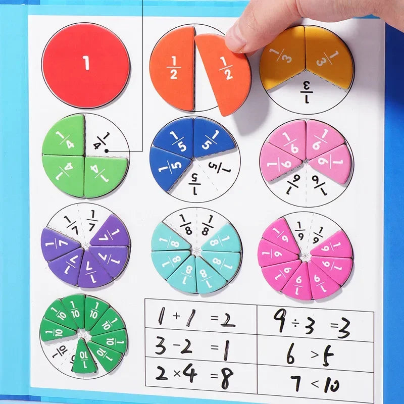 Montessori Fraction Learning Math Toy