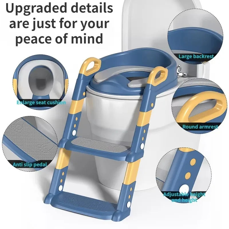 Prince & Queen _Folding Children's Toilet Seat Stool