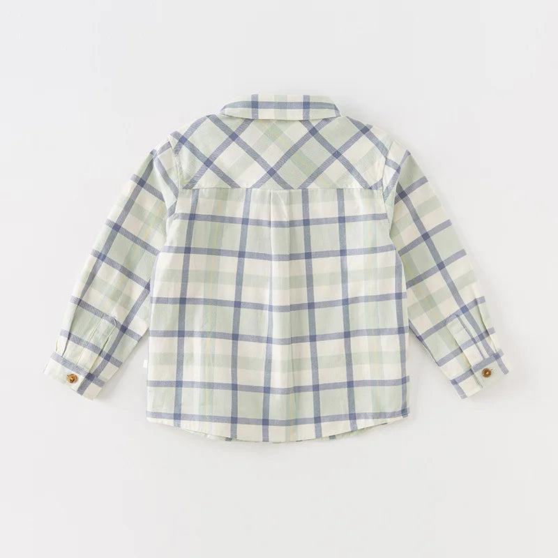 Bird_ Children's Shirt Autumn Boys' Baby Pure Cotton