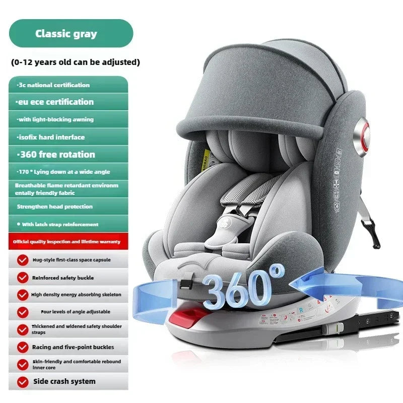 Bird _Universal 360° rotation Child Car Safety Seats