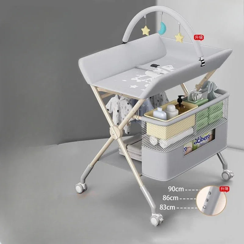 Bird _A Foldable Changing Table for Infants with Portable Operation Platform