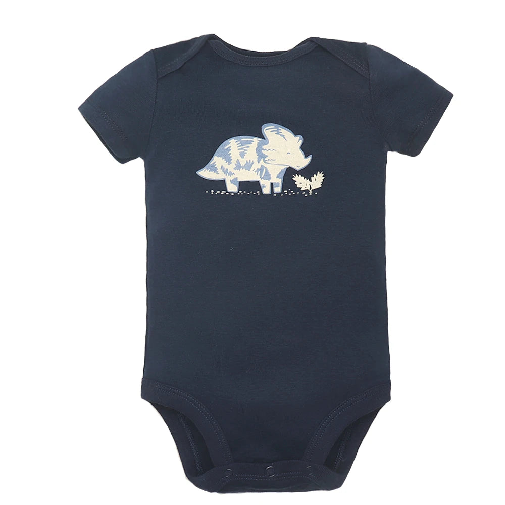 5PCS/Lot Baby Boys& Girls Bodysuits 100% Cotton