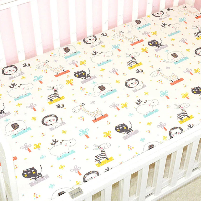 Little one _105x60cm Cotton Crib Bed Sheets
